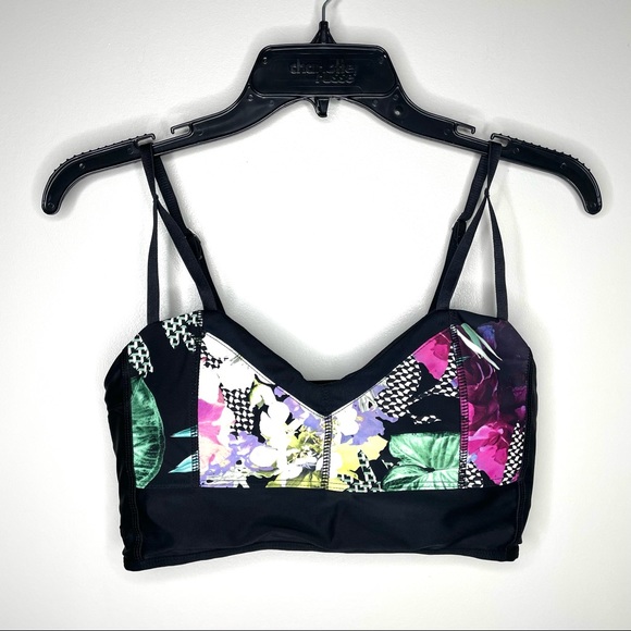 Hapari Other - Harpari Swimsuit Bikini Top Medium Black Floral